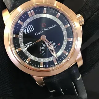 Carl F. Bucherer Patravi 00.10629.03.33.01 42mm Rose gold Black