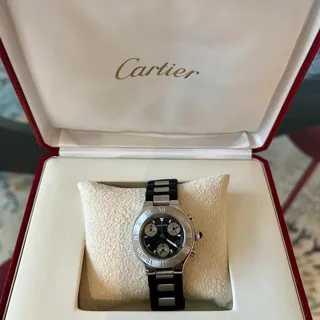 Cartier 21 Chronoscaph 2996 32mm Stainless steel Black