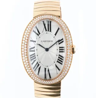 Cartier Baignoire 3033 33mm Rose gold White