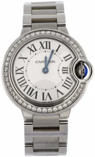 Cartier Ballon Bleu 28mm W4BB0015 28mm Stainless steel White