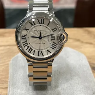 Cartier Ballon Bleu 36mm 3284 36mm Stainless steel Silver