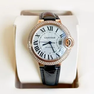 Cartier Ballon Bleu de Cartier W6920097 33mm Rose gold White