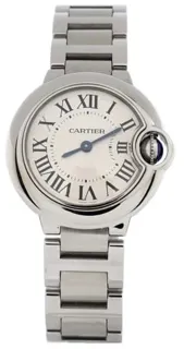 Cartier Ballon Bleu 28mm Stainless steel Silver