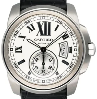 Cartier Calibre de Cartier W7100015 42mm Stainless steel Silver