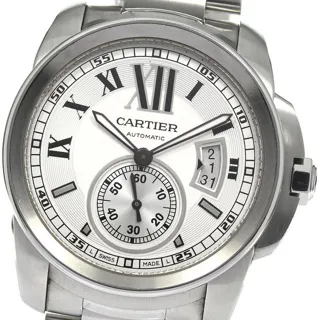 Cartier Calibre de Cartier W7100015 42mm Stainless steel Silver