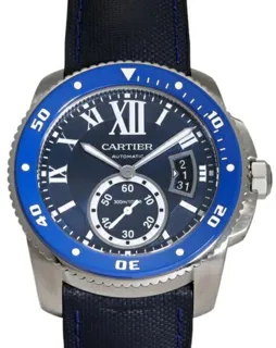 Cartier Calibre de Cartier WSCA0010 42mm Stainless steel Blue