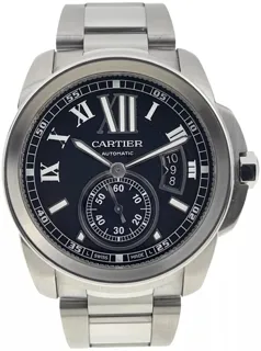 Cartier Calibre de Cartier 42mm Stainless steel Black