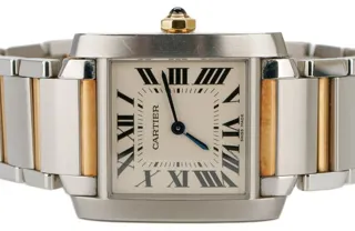 Cartier Cougar W2TA0003 Yellow gold and Stainless steel White