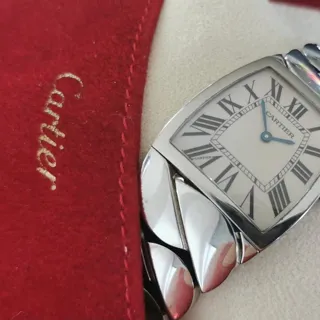 Cartier La Dona de Cartier 2835 28mm Steel White