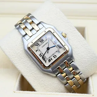 Cartier Panthère 8394 27mm Yellow gold and Stainless steel White