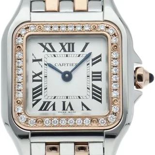 Cartier Panthère W3PN0006 22mm Rose gold and Stainless steel Silver