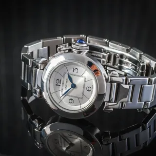 Cartier Pasha 2973 27mm Stainless steel Silver