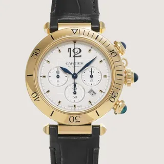 Cartier Pasha de Cartier WGPA0017 41mm Yellow gold Silver