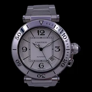 Cartier Pasha Seatimer 2790 40mm Stainless steel White