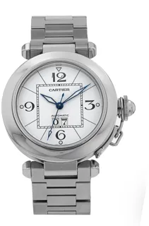 Cartier Pasha W31055M7 35mm Stainless steel White