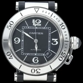 Cartier Pasha W31077U2 40mm Stainless steel Black