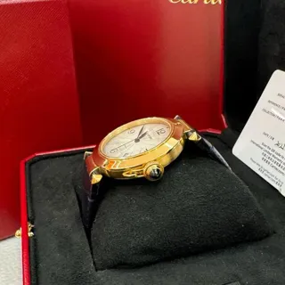 Cartier Pasha WGPA0007 41mm Yellow gold Silver