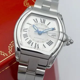 Cartier Roadster 2510 37mm Stainless steel Silver