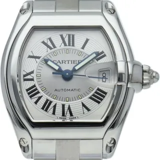 Cartier Roadster W62000V3 45mm Stainless steel Silver