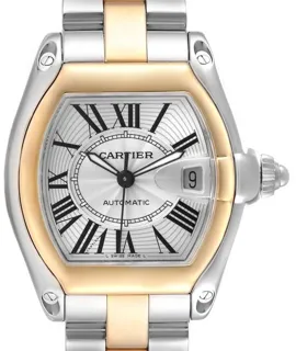 Cartier Roadster w62031y4 38mm Yellow gold and Stainless steel Silver