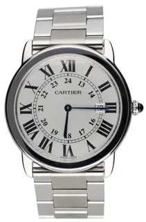 Cartier Ronde Solo de Cartier 2934 36mm Stainless steel Silver