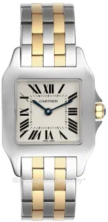 Cartier Santos Demoiselle W25067Z6 18 carat yellow gold$steel Silver