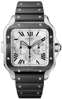 Cartier Santos WSSA0017 Stainless steel Silver