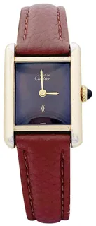 Cartier Tank Must Silver brown lacquered