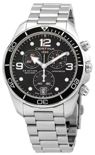 Certina DS Action C032.434.11.057.00 43mm Stainless steel Black