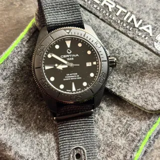 Certina DS Action C032.607.38.051.00 43mm Stainless steel and Black PVD Black