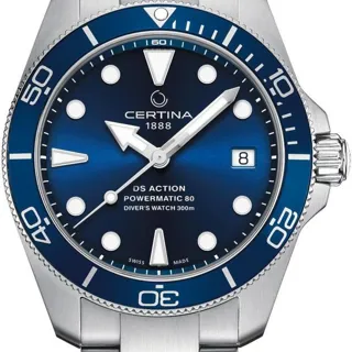 Certina DS Action C032.807.11.041.00 38mm Stainless steel Blue