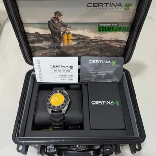 Certina DS C024.907.17.281.10 42mm Stainless steel Orange