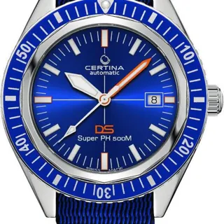 Certina DS C037.407.18.040.10 43mm Stainless steel Blue