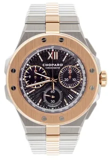 Chopard Alpine Eagle 298609-6001 44mm Yellow gold and Stainless steel Black