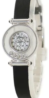 Chopard Happy Diamonds 4112 22mm White gold Silver