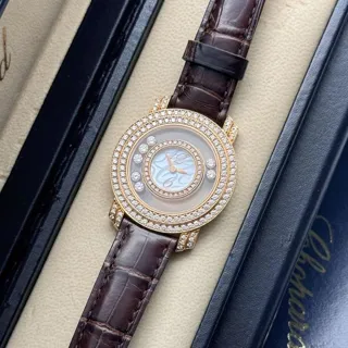 Chopard Happy Diamonds 209245-5001 30mm Rose gold White