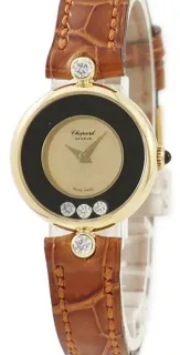 Chopard Happy Diamonds K18YG 24mm Yellow gold Golden