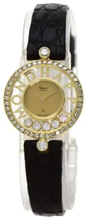 Chopard Happy Diamonds 20 3926 12 23mm Yellow gold Golden