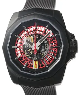 Corum Admiral's Cup AC-One 082.406.95/F371 NO10 45mm Titanium Skeletonized