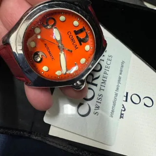 Corum Bubble 82.150.20 45mm Stainless steel Orange