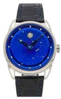 De Bethune DB25 DB25SJWS1 40mm White gold Blue