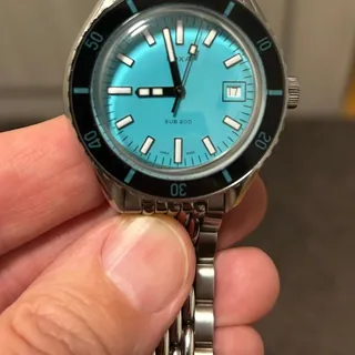 Doxa Sub 799.10.241.10 42mm Stainless steel Blue