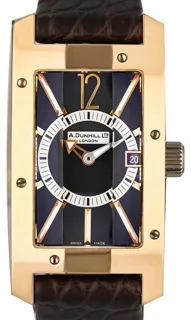 Dunhill 8063 28mm White gold Black