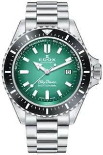 Edox Skydiver Neptunian 80120 3NM VDN Stainless steel Green