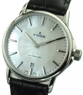 Edox Les Bémonts 57001-3-NAIN 28mm Stainless steel White