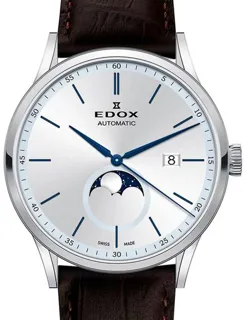 Edox Les Vauberts 80500 3 AIBU 42mm Stainless steel Silver