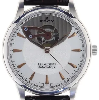 Edox Les Vauberts 85005 40.5mm Stainless steel Silver