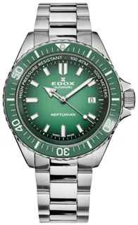 Edox Neptunian 80120-3VM-VDN1 Stainless steel Green