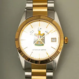 Eterna 35mm Yellow gold Silver