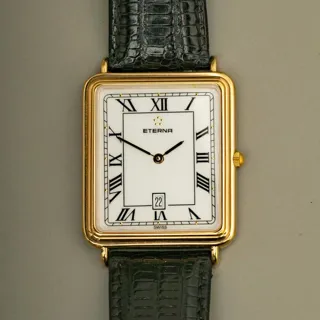 Eterna 27.5mm Yellow gold White